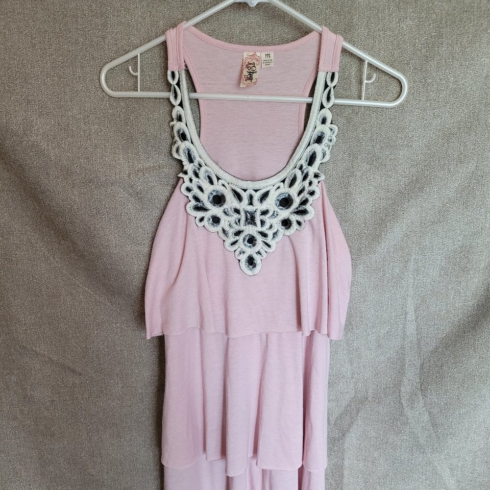 L8teR Size Medium Pink Dress